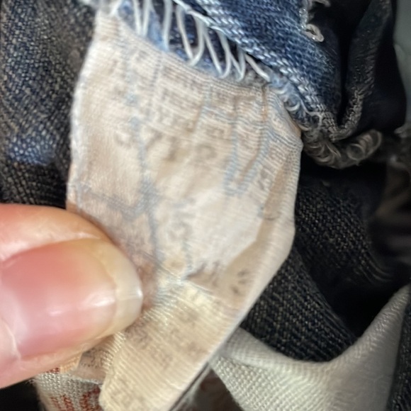 Lee Dungarees Hipster Blue Jean Shorts Size 5 - Picture 4 of 5